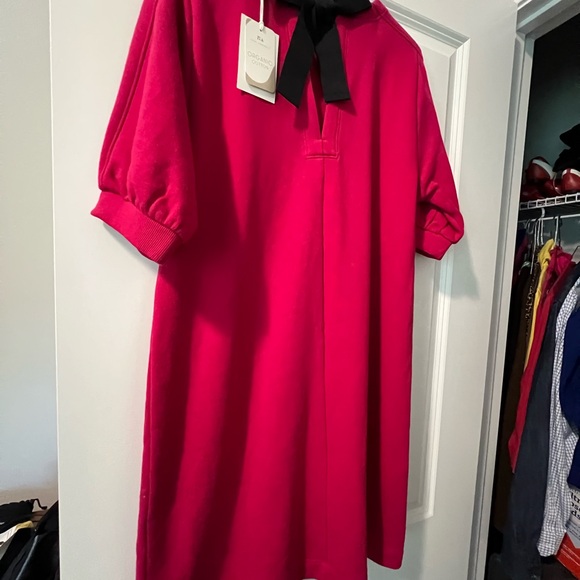 Elegant Red Mini Dress - Picture 3 of 3